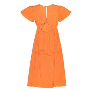 Billabong Jet Set Short Sleeve Long Dress Orange L Femme Orange L female - Publicité