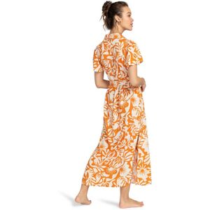 Billabong Sweet Day Short Sleeve Long Dress Orange L Femme Orange L female - Publicité