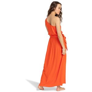 Billabong Too Funky Sleveless Long Dress Orange L Femme Orange L female - Publicité