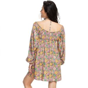 Roxy Coastal Sound Long Sleeve Short Dress Multicolore S Femme Multicolore S female - Publicité