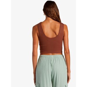 Roxy Vintage Lace Sleeveless T-shirt Marron XS Femme Marron XS female - Publicité