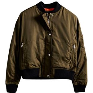 Modern Utility Bomber Jacket Refurbished Vert L Femme Vert L female