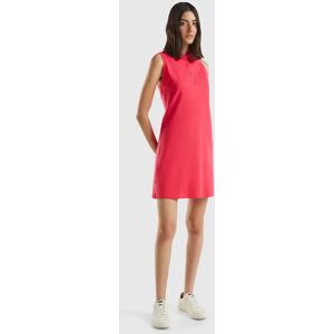 United Colors of Benetton Benetton, Robe Fuchsia Style Polo, taille M, Fuchsia, Femme - Publicité