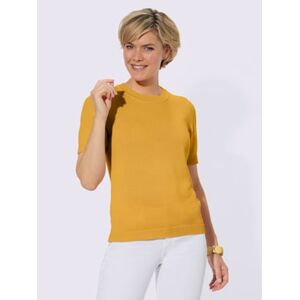 Pull 50% coton - Collection L - jaune maïs JAUNE MAÏS 46 - Publicité