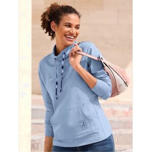 Sweat-shirt pur coton - Collection L - bleu BLEU 38 - Publicité