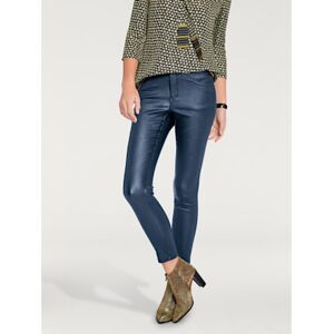 Pantalon effet ventre plat coupe skinny tendance - Ashley Brooke - marine MARINE 24 - Publicité