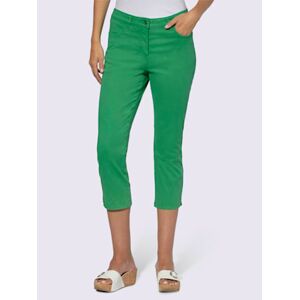 Pantalon push-up petites fentes au bas des jambes - Linea Tesini - vert pomme VERT POMME 44 - Publicité