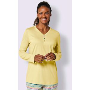 Pyjama-t-shirt jersey fin - wäschepur - citron CITRON 38/40 - Publicité