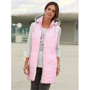 Helline Gilet long jolie coupe longue moderne - - rose clair ROSE CLAIR 52 - Publicité