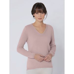 Pull cachemire pur cachemire - CREATION L PREMIUM - rose chiné ROSE CHINÉ 38 - Publicité