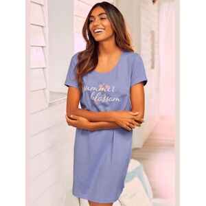 Chemise de nuit t-shirt de nuit à imprimé floral devant - Vivance Dreams - lavande LAVANDE 38/40 - Publicité
