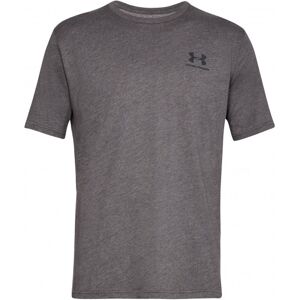 Under Armour - Sportstyle Left Chest S/S - T-shirt technique taille M - Regular, gris - Publicité