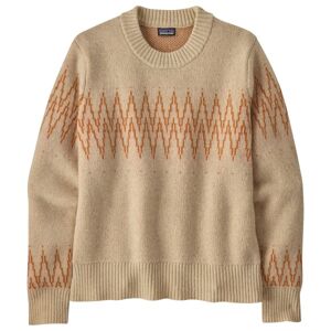 Patagonia - Women's Recycled Wool Crewneck Sweater - Pull en laine taille M, beige