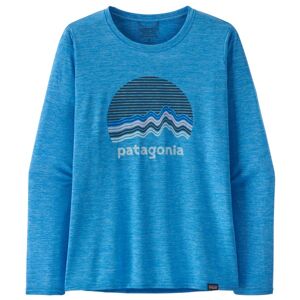 Patagonia - Women's L/S Cap Cool Daily Graphic Shirt - Haut à manches longues taille XL, bleu - Publicité