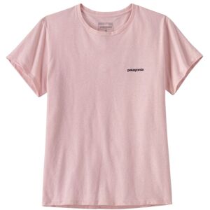 Patagonia - Women's P-6 Logo Responsibili-Tee - T-shirt taille S, rose - Publicité