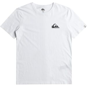 Quiksilver - MW Mini Logo S/S - T-shirt taille S, blanc - Publicité