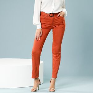 Blancheporte Pantalon Droit, Speciale Petites - Femme Marron 44