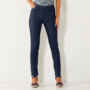 Pantalon stretch coutures affinantes - BlancheporteOffrez-vous une silhouette zero defaut avec ce pantalon cree avec des coutures decalees sur les côtes pour un effet affinant immediat. L'accessoire parfait? Une paire de talons et a vous la silhouette ela