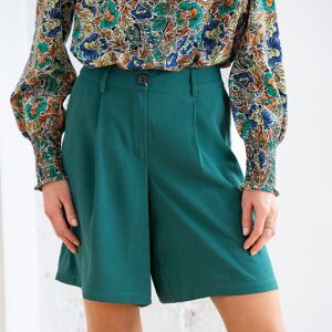 Blancheporte Short Large Fluide - Femme Vert 44