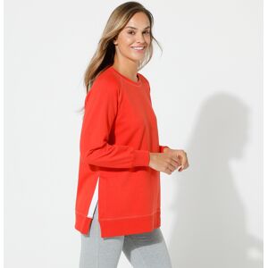 Sweat en molleton, longueur tunique - BlancheporteCe sweat est la rencontre parfaite entre bien-être et fantaisie. Avec son allure décontractée et ses couleurs de saison, il trouvera forcément sa place dans votre dressing casual et quotidien !54Rouge - Publicité