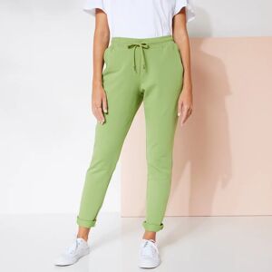 Blancheporte Pantalon Jogpant Ceinture Élastiquee Molleton - Femme Vert 56