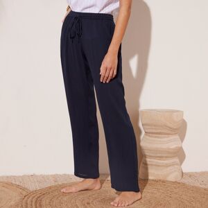 Pantalon droit uni, crepon fluide - BlancheporteUn pantalon chic et facile a porter qui s'adapte a vos envies de style ? C'est possible avec ce pantalon fluide au confort parfait. Facile a vivre, il se porte partout et avec tout : ce n'est plus le moment 