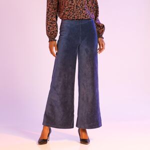 Pantalon large en velours hyper confort - BlancheporteUn pantalon de velours qui vous offre un vrai confort tout en vous donnant une allure à tomber : c’est le bonheur ! Il se marie avec beaucoup de hauts différents et se révèle tellement doux et agre - Publicité