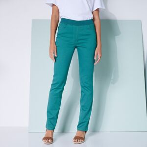 Pantalon droit ultra confort taille elastiquee - BlancheporteVoici un pantalon pense pour vous assurer un confort parfait ! Dote d'une ceinture elastiquee, il s'enfile facilement et epouse la silhouette en douceur. Il sera parfait au quotidien avec vos 