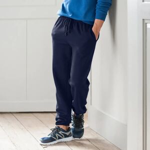 Blancheporte Pantalon Jogging Molleton Bas Élastique - Homme Bleu 4XL