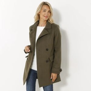 Manteau caban boutonne uni - BlancheporteAffrontez le froid avec beaucoup de chic grace a ce ravissant manteau caban ! Actualise dans une gamme de coloris tendance, il traverse les epoques sans perdre en style, pour s'accorder a tout votre dressing... on 