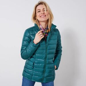 Colors&Co Doudoune zippée courte col montant unie, déperlante - 56 - Vert - Colors&coLa doudoune courte, c'est LA longueur tendance de cette saison. Fine et chaude à la fois, elle se fait ultra légère pour affronter le froid avec style et féminité, plus q