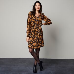 Robe voile Georgette imprimé végétal stylisé - BlancheporteA la fois graphique et romantique, actuelle et classique, féminine et facile à vivre… Cette robe à tous les atouts pour devenir votre préférée de la saison, en mode casual au quotidien ou plus chi - Publicité