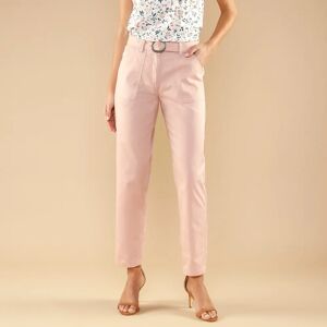 Pantalon droit avec ceinture a boucle - BlancheporteUne jolie gamme de couleurs pour ce pantalon a l'allure parfaite. Les poches plaquees sur le devant lui donnent un style tres actuel tout en assurant une silhouette affinee ! Vous n'avez plus qu'a choisi