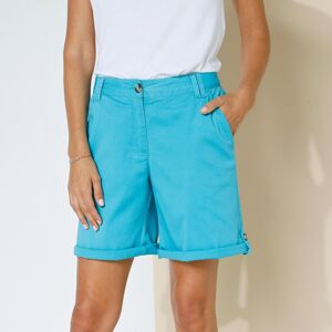 Bermuda uni longueur ajustable - BlancheporteDévoilez vos jolies gambettes avec ce bermuda à la longueur réglable, confectionné dans un coton stretch au toucher peau de pêche. Il se mariera à ravir avec nos tops de saison.40Turquoise - Publicité