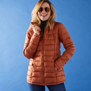 Doudoune zippee courte col montant unie, deperlante - 38 - Marron - Colors&coLa doudoune courte, c'est LA longueur tendance de cette saison. Fine et chaude a la fois, elle se fait ultra legere pour affronter le froid avec style et feminite, plus qu'a choi