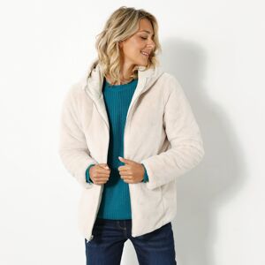 Veste fausse fourrure réversible en doudoune - BlancheporteTendance en toute situation avec cette doudoune réversible ultra-stylée ! Adoptez le look que vous souhaitez : l'incontournable doudoune matelassée ou la fausse fourrure qui apporte une dose de gl - Publicité