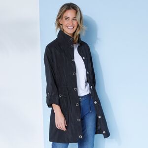 Parka à capuche déperlante - BlancheporteCoup de coeur pour cette parka ultra féminine et élégante dotée de multiples détails astucieux, sans oublier sa jolie couleur irisée très mode ! Parfaite pour vous accompagner toute la saison.44Noir - Publicité