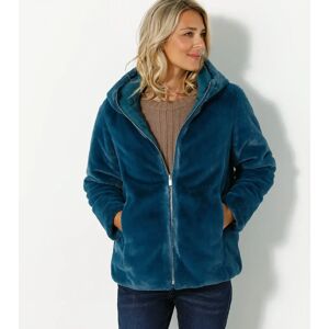 Veste fausse fourrure réversible en doudoune - BlancheporteTendance en toute situation avec cette doudoune réversible ultra-stylée ! Adoptez le look que vous souhaitez : l'incontournable doudoune matelassée ou la fausse fourrure qui apporte une dose de gl - Publicité