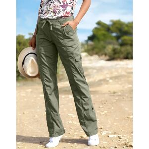 Pantalon battle retroussable - BlancheporteBien dans la tendance, avec ses poches battle, ce pantalon sera parfait accompagne d'un tee-shirt et d'un gilet. Son petit plus, des pattes boutonnees pour ajuster la longueur selon vos envies en pantalon ou pant