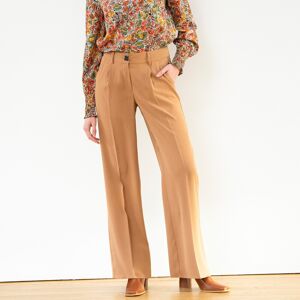 Blancheporte Pantalon large fluide - BlancheporteDe l'allure et une élégance folle pour ce pantalon à la coupe large, aussi confortable qu'actuelle. Sa douce fluidité offre un tomber parfait et un chic indéniable. Associé à des boots et une veste, vous vo