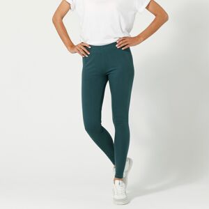 Blancheporte Legging Uni Maille Jersey - Femme Vert 42/44