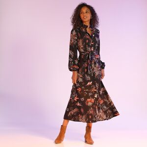 Blancheporte Robe chemisier longue – bas évasé - BlancheporteToute la classe d’une longue robe chemisier dans une version encore plus séduisante, rehaussée de découpes qui dessinent la silhouette et d’un imprimé floral exclusif ! Cette longue robe s