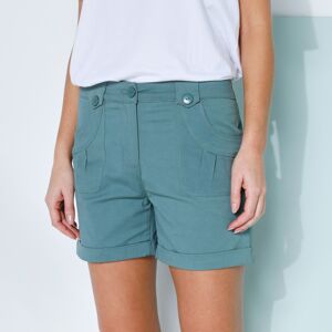 Blancheporte Short Revers Stretch - Femme Kaki 46