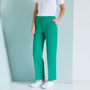 Pantalon large effet pont - BlancheporteUne allure retro et un charme contemporain : voici qui resume a la perfection le style de ce pantalon a l'effet pont ! Pense dans une coupe large actuelle, il allie elegance, bien-etre et modernite pour pimper vos l