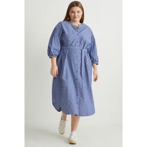 C&A Robe-chemisier-à rayures, Bleu, Taille: 48 - Publicité