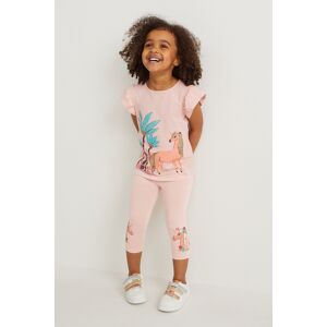 C&A Lot de 3-leggings capri, Rose, Taille: 6A - Publicité