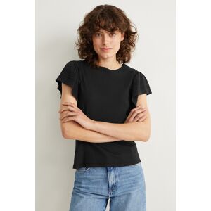 C&A T-shirt, Noir, Taille: M - Publicité