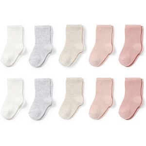 C&A Lot de 10-chaussettes bébé, Rose, Taille: 18-20 - Publicité