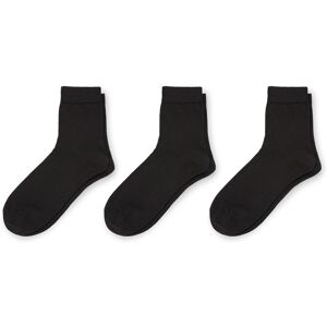 C&A Lot de 3 paires-chaussettes, Noir, Taille: 39-42 - Publicité