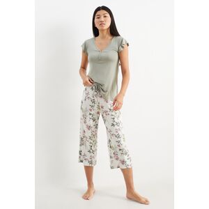 C&A Pyjama en viscose-2 pièces, Vert, Taille: S - Publicité